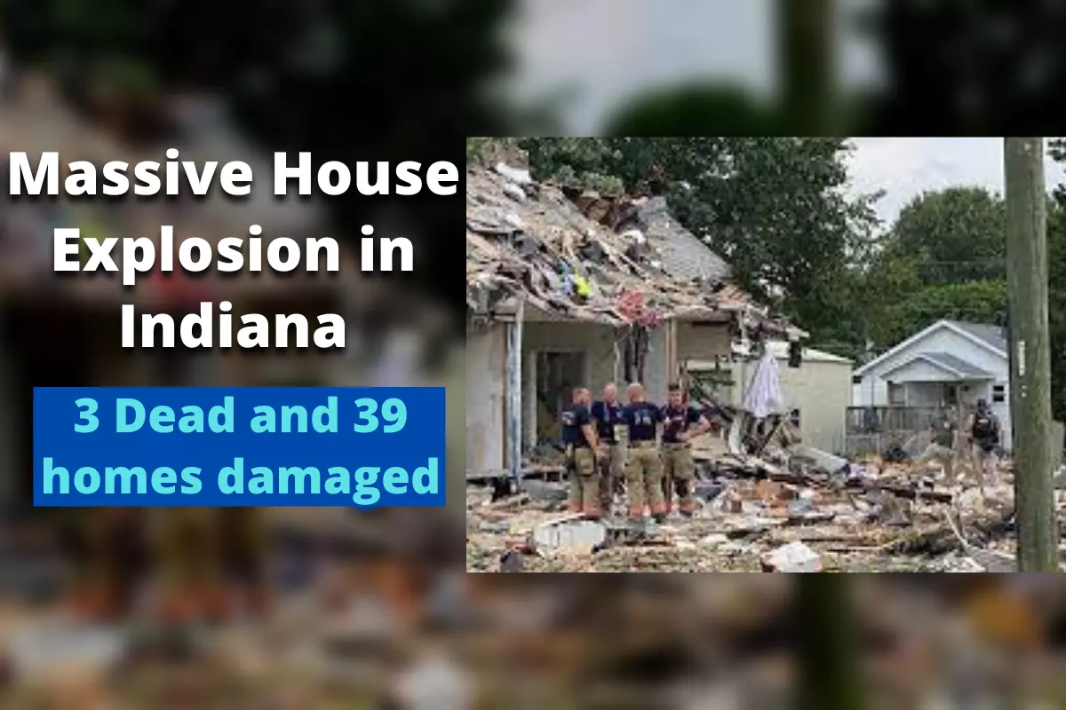 Massive House Explosion in Indiana